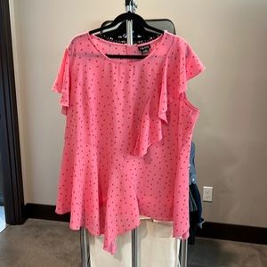 City Chic Pink Blouse Tops